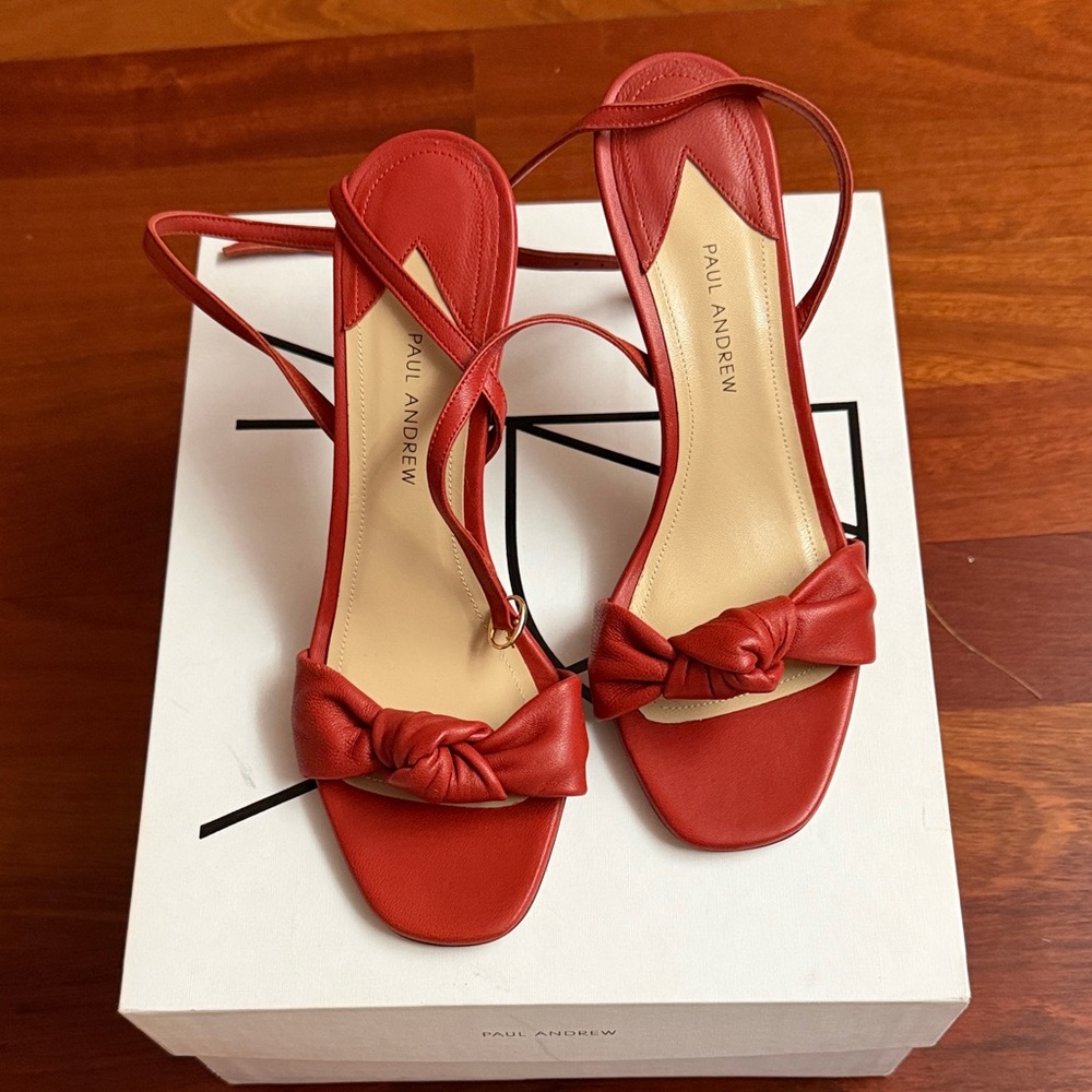 Paul Andrew Strappy Red Heels
